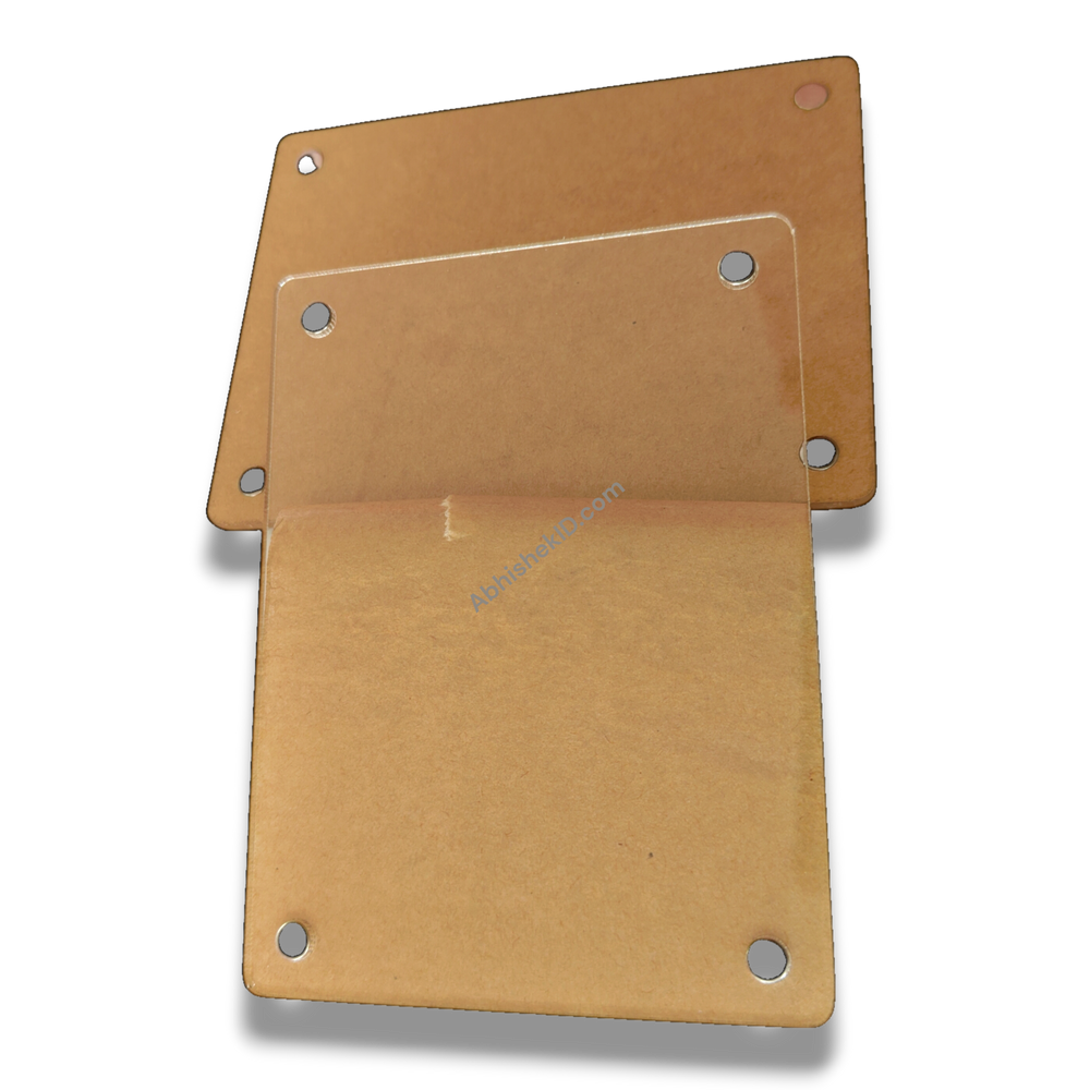 3x4 Inch Acrylic Poloroid Magnetic Photo Frames Rectangle Fridge Magnet Frames | Without Print