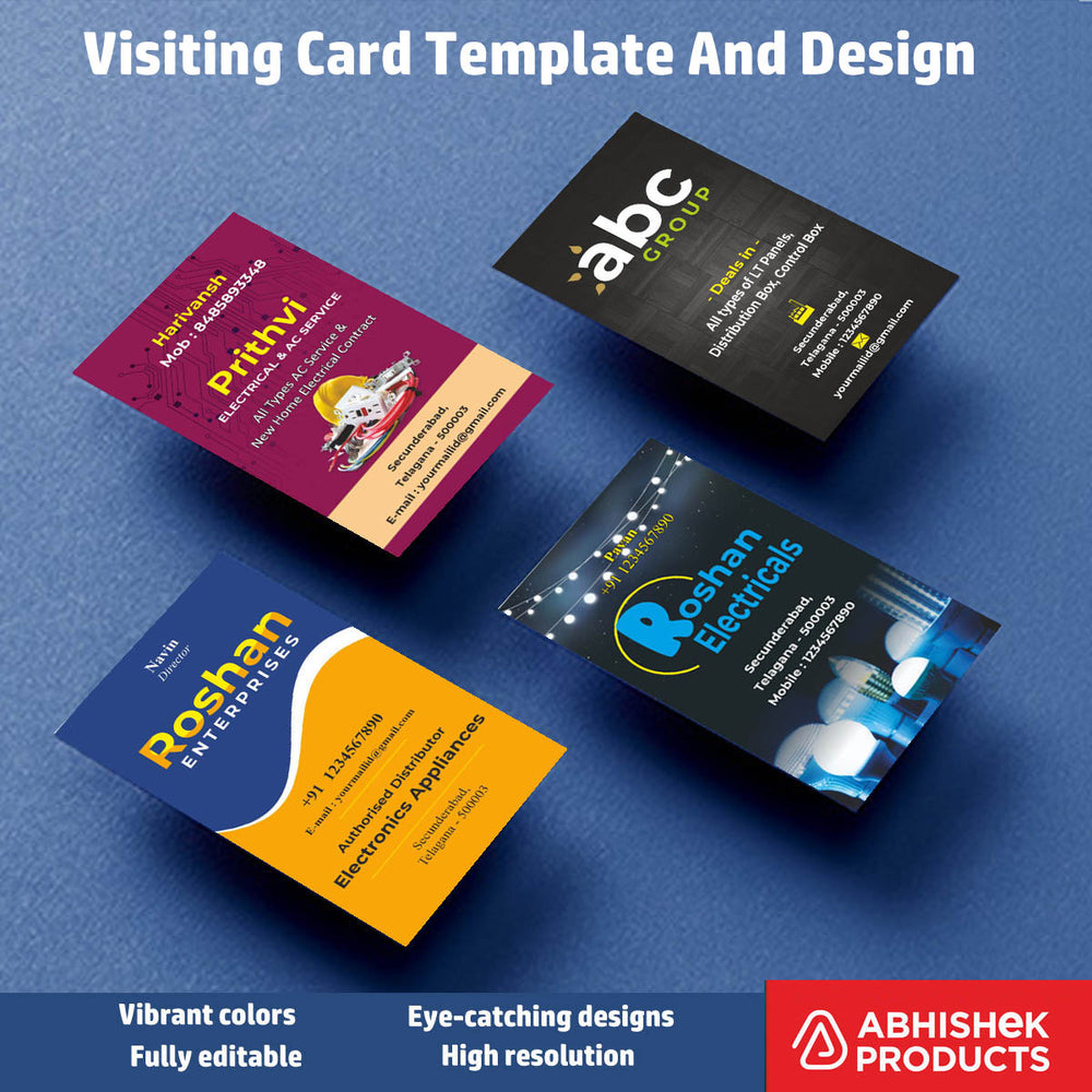 4/10 Professional Visiting Card Design Files – 100 CDR v11 Templates Files - Dental Clinic, Acupuncture, Child Clinic, Hospital, Pet Clinic, Eye Hospital, Nutrition Care, Home Care, Nutrition care