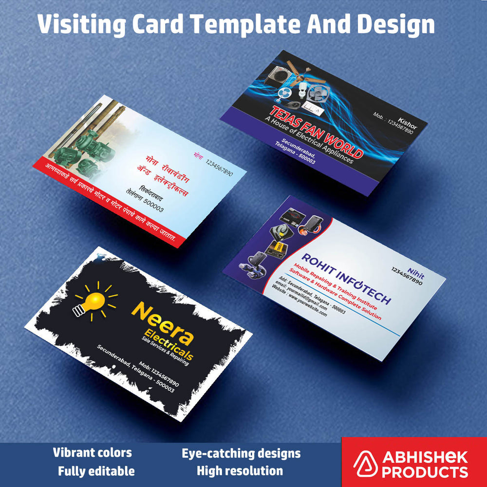 4/10 Professional Visiting Card Design Files – 100 CDR v11 Templates Files - Dental Clinic, Acupuncture, Child Clinic, Hospital, Pet Clinic, Eye Hospital, Nutrition Care, Home Care, Nutrition care