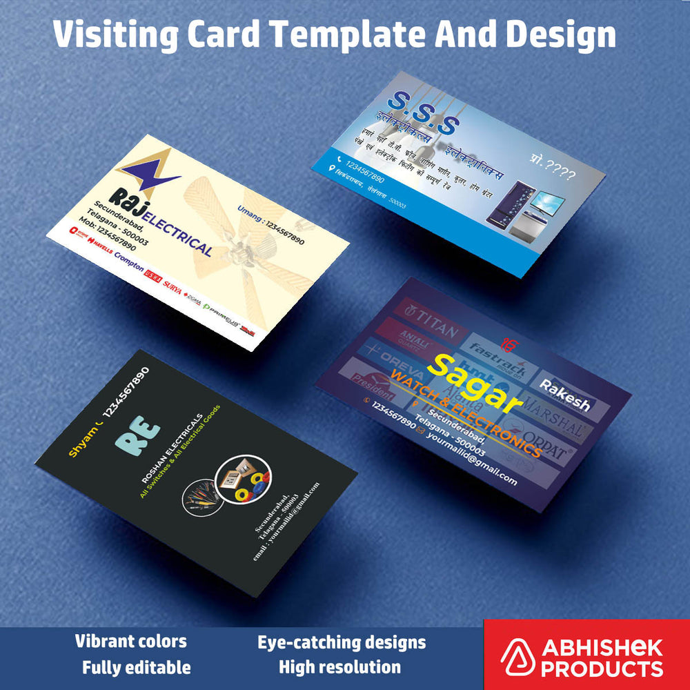 4/10 Professional Visiting Card Design Files – 100 CDR v11 Templates Files - Dental Clinic, Acupuncture, Child Clinic, Hospital, Pet Clinic, Eye Hospital, Nutrition Care, Home Care, Nutrition care