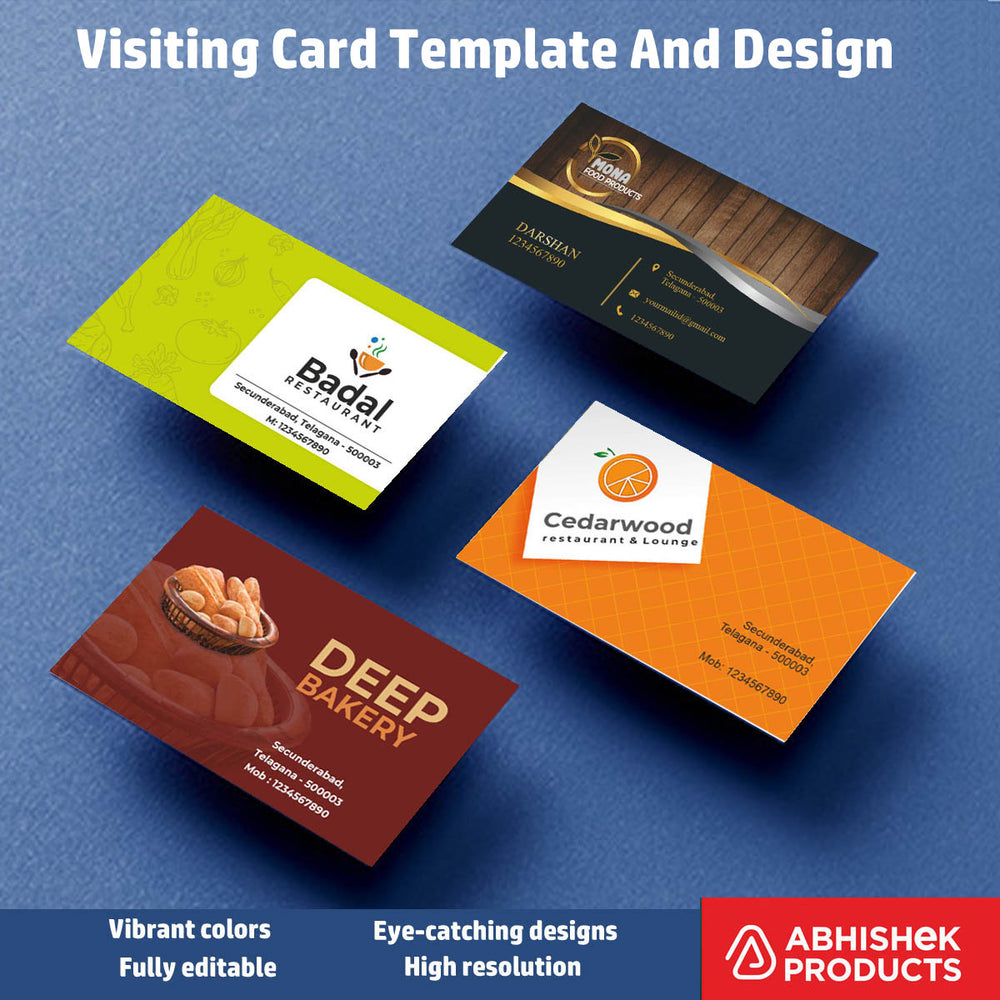 4/10 Professional Visiting Card Design Files – 100 CDR v11 Templates Files - Dental Clinic, Acupuncture, Child Clinic, Hospital, Pet Clinic, Eye Hospital, Nutrition Care, Home Care, Nutrition care