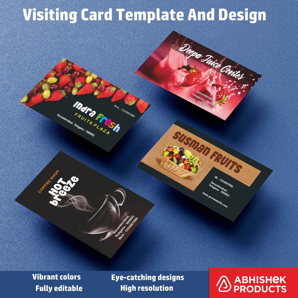 4/10 Professional Visiting Card Design Files – 100 CDR v11 Templates Files - Dental Clinic, Acupuncture, Child Clinic, Hospital, Pet Clinic, Eye Hospital, Nutrition Care, Home Care, Nutrition care