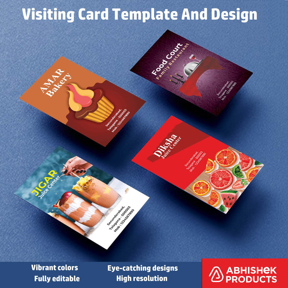 4/10 Professional Visiting Card Design Files – 100 CDR v11 Templates Files - Dental Clinic, Acupuncture, Child Clinic, Hospital, Pet Clinic, Eye Hospital, Nutrition Care, Home Care, Nutrition care
