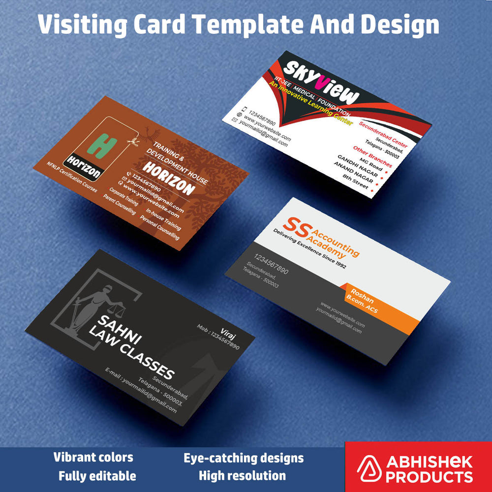 4/10 Professional Visiting Card Design Files – 100 CDR v11 Templates Files - Dental Clinic, Acupuncture, Child Clinic, Hospital, Pet Clinic, Eye Hospital, Nutrition Care, Home Care, Nutrition care