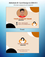 5/6 CorelDraw 11 Printable ID Card Design Templates | 100 Editable Designs India