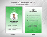5/6 CorelDraw 11 Printable ID Card Design Templates | 100 Editable Designs India