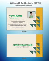 5/6 CorelDraw 11 Printable ID Card Design Templates | 100 Editable Designs India