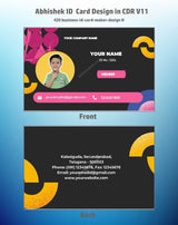 5/6 CorelDraw 11 Printable ID Card Design Templates | 100 Editable Designs India