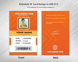 5/6 CorelDraw 11 Printable ID Card Design Templates | 100 Editable Designs India