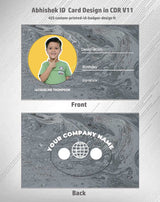 5/6 CorelDraw 11 Printable ID Card Design Templates | 100 Editable Designs India