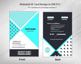 5/6 CorelDraw 11 Printable ID Card Design Templates | 100 Editable Designs India