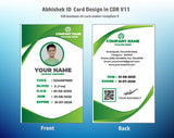5/6 CorelDraw 11 Printable ID Card Design Templates | 100 Editable Designs India