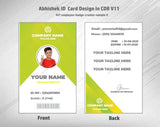 5/6 CorelDraw 11 Printable ID Card Design Templates | 100 Editable Designs India