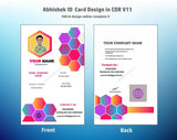 5/6 CorelDraw 11 Printable ID Card Design Templates | 100 Editable Designs India