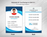 5/6 CorelDraw 11 Printable ID Card Design Templates | 100 Editable Designs India