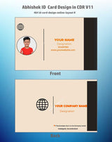 5/6 CorelDraw 11 Printable ID Card Design Templates | 100 Editable Designs India