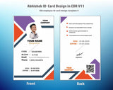 5/6 CorelDraw 11 Printable ID Card Design Templates | 100 Editable Designs India
