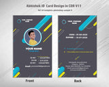 5/6 CorelDraw 11 Printable ID Card Design Templates | 100 Editable Designs India