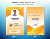 5/6 CorelDraw 11 Printable ID Card Design Templates | 100 Editable Designs India