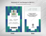 5/6 CorelDraw 11 Printable ID Card Design Templates | 100 Editable Designs India