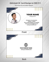 5/6 CorelDraw 11 Printable ID Card Design Templates | 100 Editable Designs India