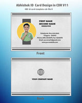 5/6 CorelDraw 11 Printable ID Card Design Templates | 100 Editable Designs India