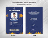 5/6 CorelDraw 11 Printable ID Card Design Templates | 100 Editable Designs India