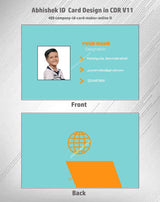 5/6 CorelDraw 11 Printable ID Card Design Templates | 100 Editable Designs India