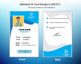5/6 CorelDraw 11 Printable ID Card Design Templates | 100 Editable Designs India