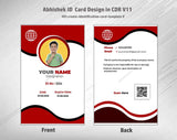 5/6 CorelDraw 11 Printable ID Card Design Templates | 100 Editable Designs India