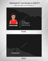 5/6 CorelDraw 11 Printable ID Card Design Templates | 100 Editable Designs India