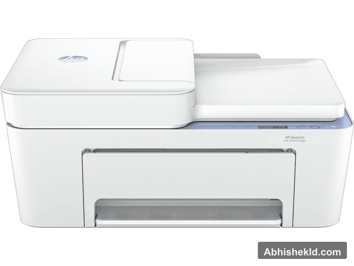 HP DeskJet 675 inkjet printer front view compact paper tray