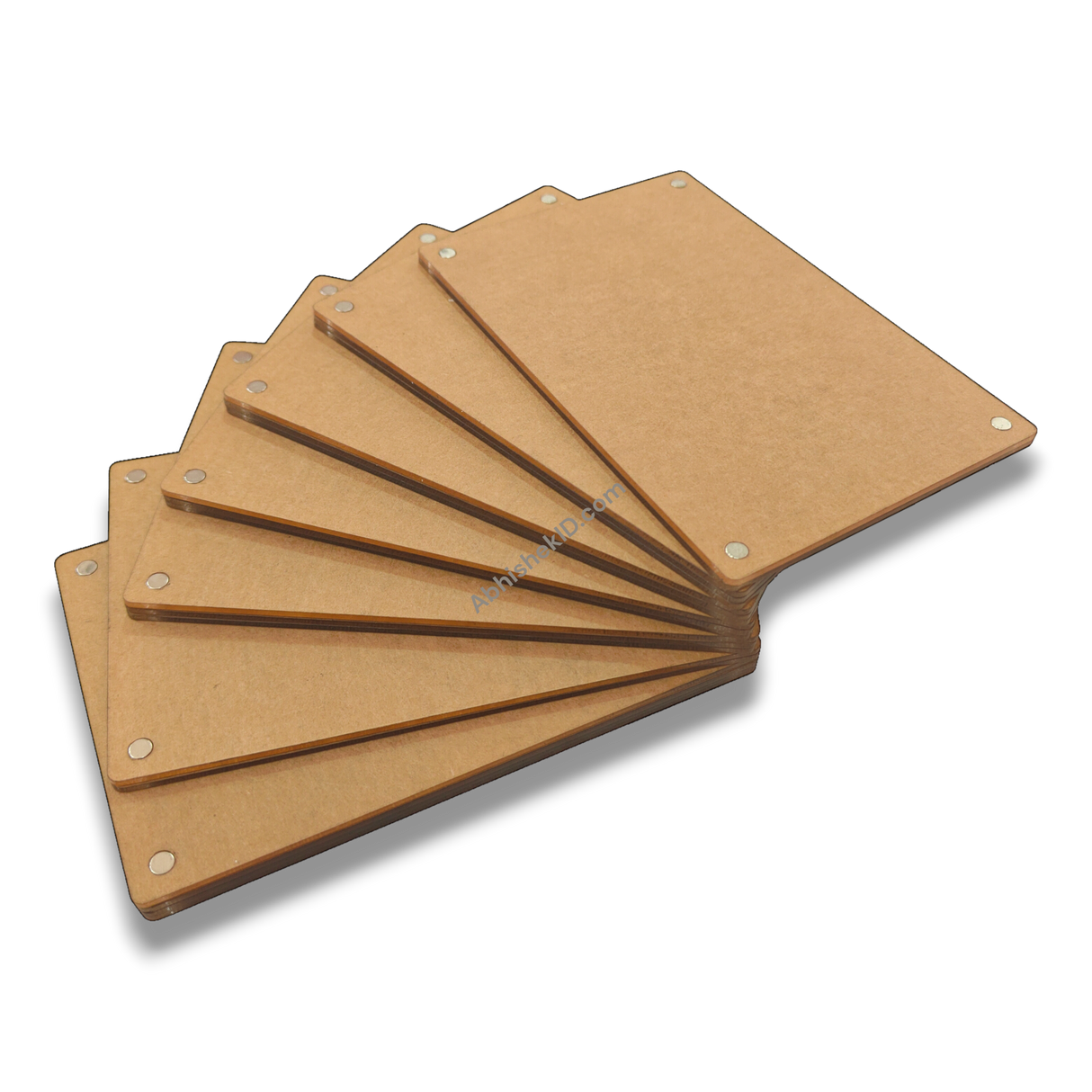 4x6 Inch Acrylic Poloroid Magnetic Photo Frames Rectangle Fridge Magnet Frames | Without Print