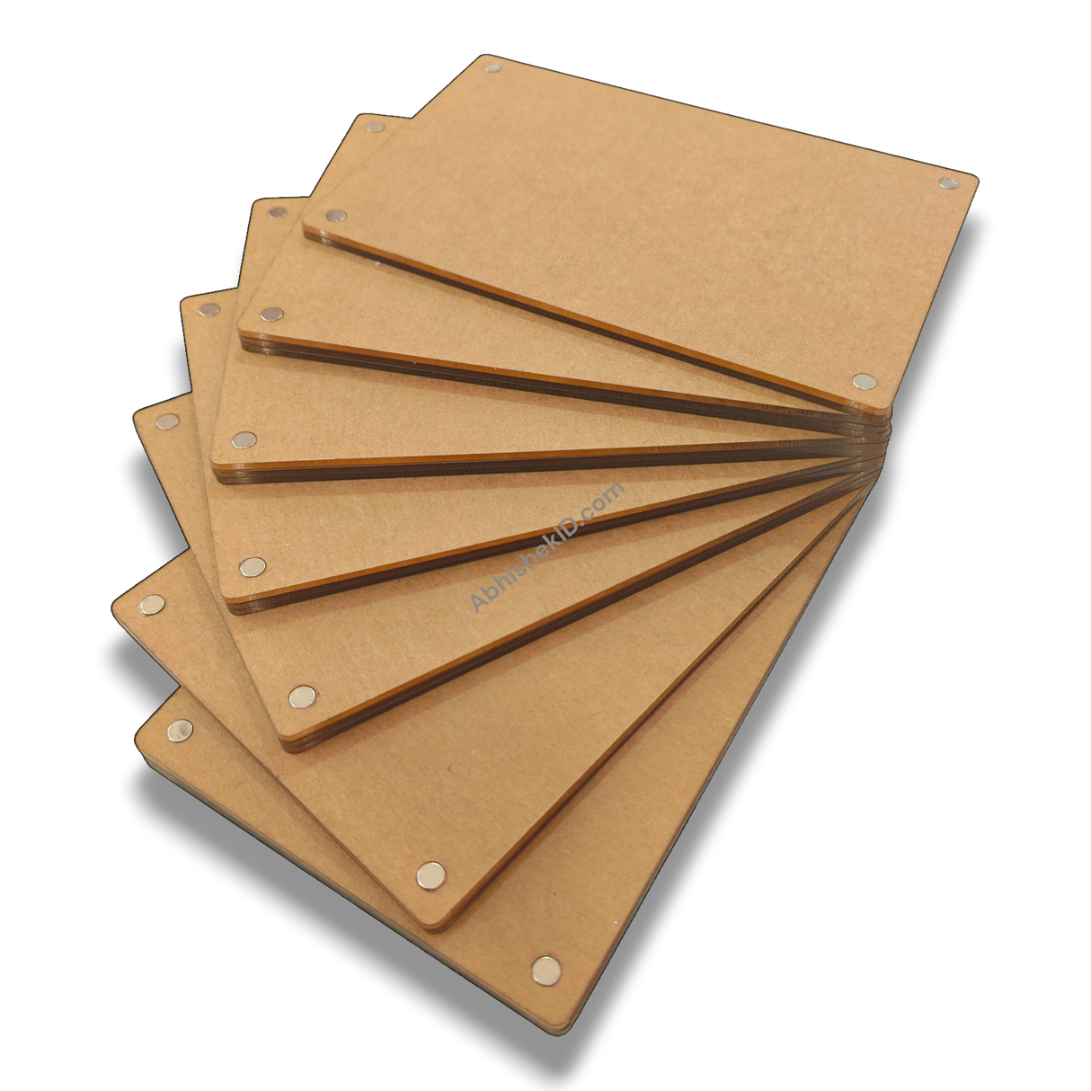 4x6 Inch Acrylic Poloroid Magnetic Photo Frames Rectangle Fridge Magnet Frames | Without Print