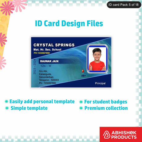 Online tool for creating custom ID badges, suitable for businesses and personal use