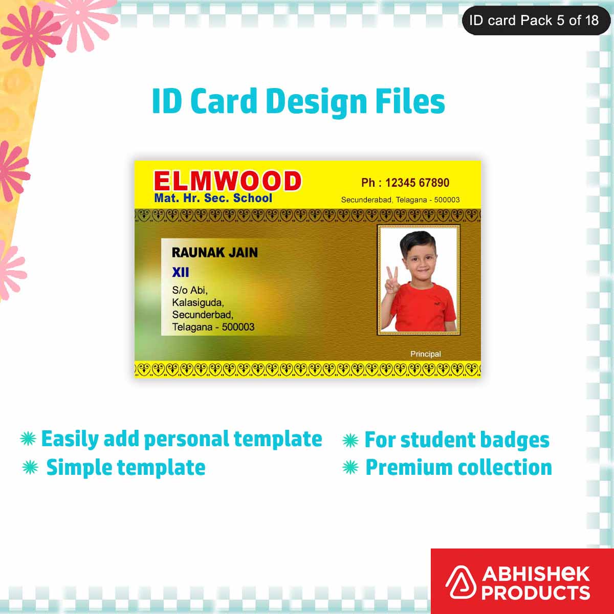 High-quality custom printed ID badges, fully customizable and suitable for various uses