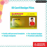 High-quality custom printed ID badges, fully customizable and suitable for various uses