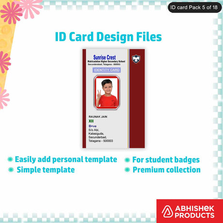 Professional printing service for custom ID badges, high-quality and customizable