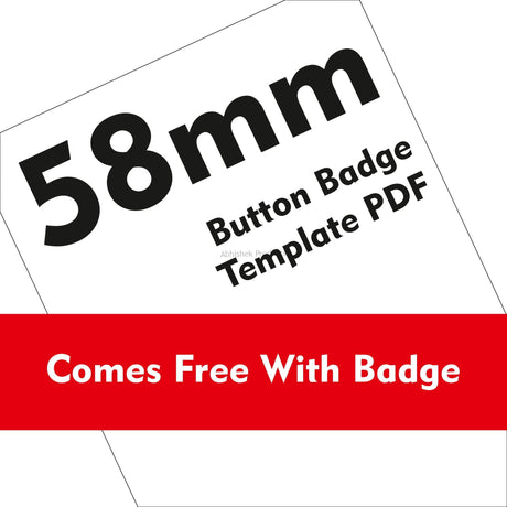 58mm button badge woo art template file format