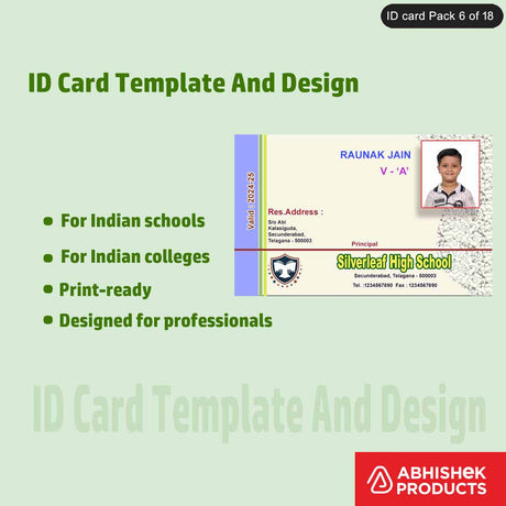 school-id-card-maker-psd