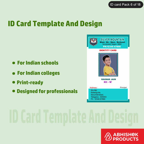 school-id-card-design-template