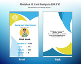 6/6 CorelDraw 11 Printable ID Card Design Templates | 100 Editable Designs India