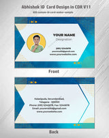 6/6 CorelDraw 11 Printable ID Card Design Templates | 100 Editable Designs India