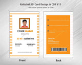 6/6 CorelDraw 11 Printable ID Card Design Templates | 100 Editable Designs India