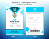 6/6 CorelDraw 11 Printable ID Card Design Templates | 100 Editable Designs India