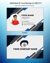 6/6 CorelDraw 11 Printable ID Card Design Templates | 100 Editable Designs India