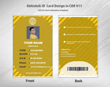 6/6 CorelDraw 11 Printable ID Card Design Templates | 100 Editable Designs India