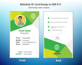 6/6 CorelDraw 11 Printable ID Card Design Templates | 100 Editable Designs India