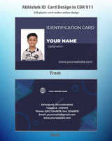 6/6 CorelDraw 11 Printable ID Card Design Templates | 100 Editable Designs India