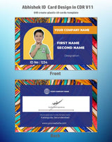 6/6 CorelDraw 11 Printable ID Card Design Templates | 100 Editable Designs India